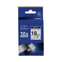 【送料無料】(まとめ) ブラザー BROTHER ピータッチ TZeテープ ラミネートテープ 18mm 透明/黒文字 TZE-141 1個 【×6セット】