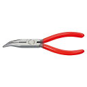 【送料無料】KNIPEX クニペックス 2521-160 40゜先曲 ラジオペンチ SB 工具 ツール DIY 作業工具 道具
