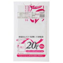 (まとめ) ジャパックス 容量表示入りゴミ袋 ピンクリボンモデル 乳白半透明 20L TSP20 1パック(10枚) 【×60セット】