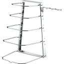 【送料無料】万能型 キッチンラック 【5段】 約240×340×370mm 日本製 鉄製 調理器具収納可 〔台所 キッチン〕
