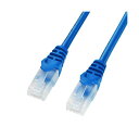 (まとめ)サンワサプライ ツメ折れ防止CAT5eLANケーブル LA-Y5TS-03BL【×5セット】