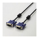 (まとめ)エレコム D-Sub15ピン(ミニ)ケーブル CAC-30BK【×3セット】(2)