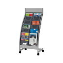 【送料無料】エヌケイ パンフレットスタンド PSL-C206-GR 2列6段