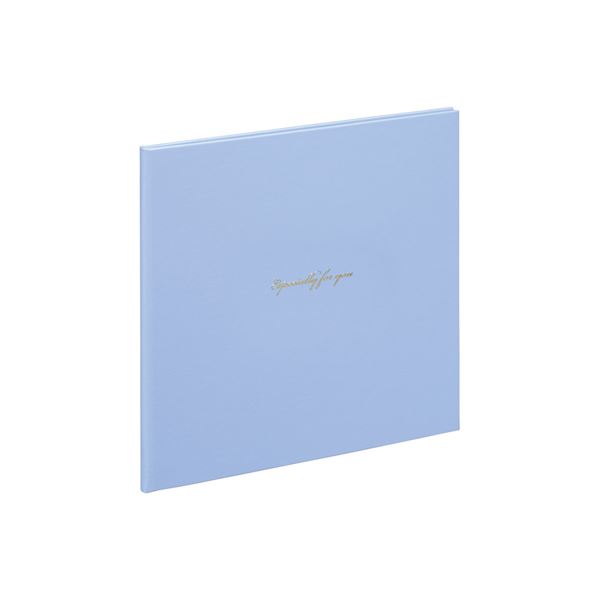 【送料無料】(業務用セット) 写真台紙／スクエア2L判2面 VM2L-301-B ブルー【×10セット】