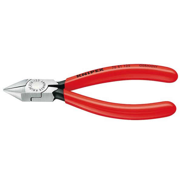 【送料無料】KNIPEX クニペックス 7681-125 エレクトロニクスニッパー 工具 ツール DIY 作業工具 道具 ニッパー