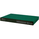 【送料無料】パナソニックESネットワークス 16ポート PoE給電スイッチングハブ XG-M16TPoE+ PN83169