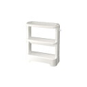 【送料無料】シンプル ボトルラック/お風呂収納 【ホワイト】 33×14.1×38cm 材質:PP 『HOME&HOME』【代引不可】