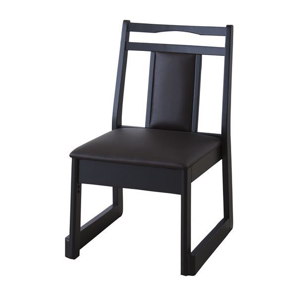 【送料無料】【仏事・法事・仏具・冠婚葬祭】 お座敷チェア ダークブラウン BC-335DBR