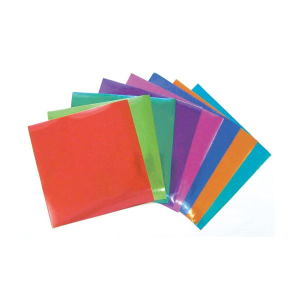 【送料無料】（まとめ） クラサワ ホイルカラーおりがみ 100枚 T1567 橙【×20セット】