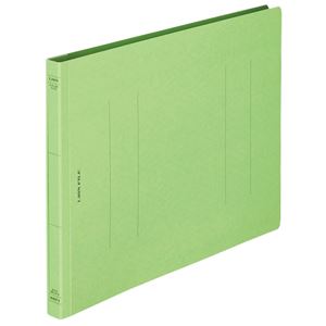 【送料無料】(まとめ) ライオン事務器 フラットファイル(環境) 樹脂押え具 A4ヨコ 150枚収容 背幅18mm 緑 A-519KA4E 1セット(10冊) 【×5セット】