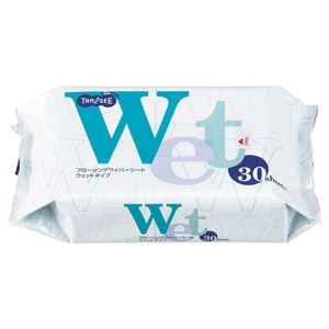 【送料無料】（まとめ） TANOSEE フローリングワイパーシート ウエットタイプ 1パック（30枚） 【×20セット】