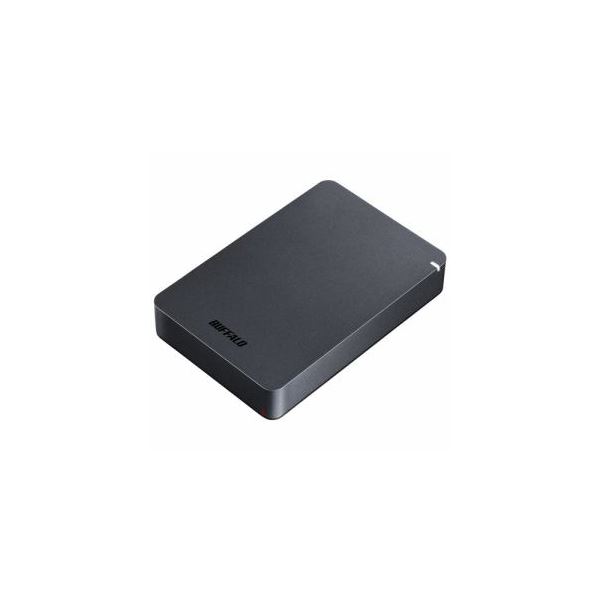 【送料無料】BUFFALO ポータブルHDD ブラック 4TB HD-PGF4.0U3-GBKA AV・デジモノ パソコン・周辺機器 HDD レビュー投稿で次回使える2000円クーポン全員にプレゼント