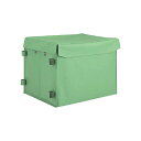 【送料無料】TRUSCO ハンドトラックボックス 蓋つき 650×470mm THB-100E 1個