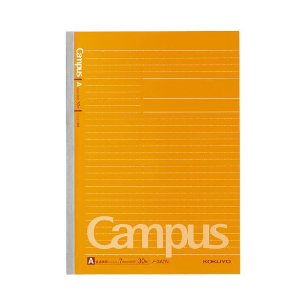【送料無料】(まとめ) コクヨ キャンパスノート(ドット入り罫線) セミB5 A罫 30枚 ノ-3ATN 1冊 【×30セ..
