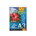 【送料無料】(まとめ)アスカ ラミネーター専用フィルム UVカット A3 100μ F4002 1パック(20枚) 【×5セット】