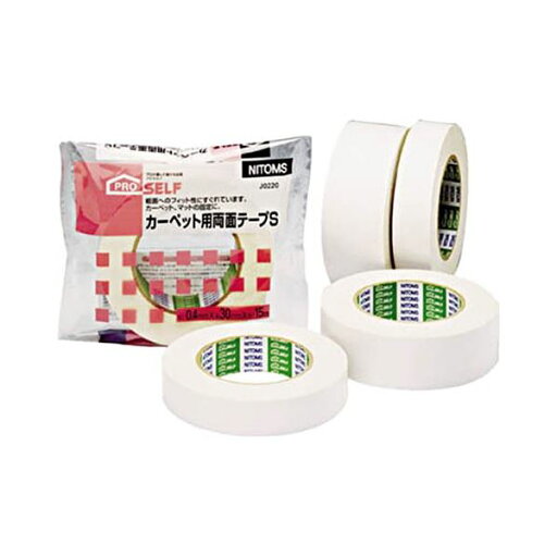 (まとめ) ニトムズ カーペット用 両面テープS 50mm×15m J0240 1巻 【×3セット】 (まとめ) ニトムズ カーペット用 両面テープS 50mm×15m J0240 1巻 【×3セット】