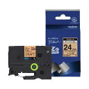 【送料無料】(まとめ) ブラザー ピータッチ TZeテープ ラミネートテープ 24mm つや消し クラフト/黒文字 TZE-MQH51 1個 【×5セット】