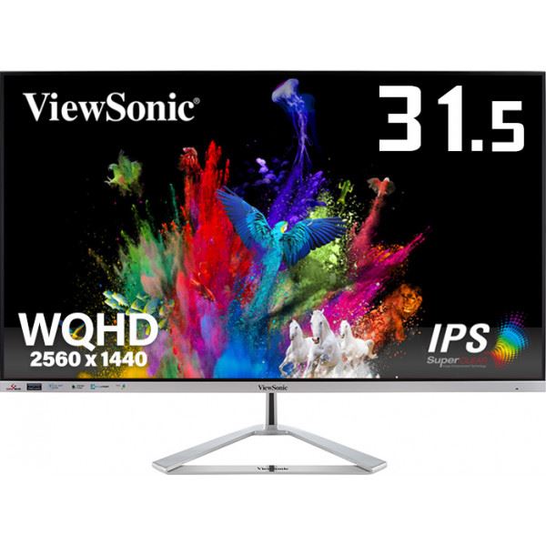 【送料無料】ビューソニックジャパン 31.5型ワイドモニター WQHD IPSパネル スリムベゼル HDR対応 VX3276-2K-MHD-72 AV・デジモノ パソコン・周辺機器 その他のパソコン・周辺機器 レビュー投稿で次回使える2000円クーポン全員にプレゼント