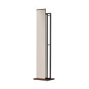 【送料無料】ハンガー付きミラー/ハンガーラック 【ブラウン】 幅400mm 飛散防止加工鏡 スチールフレーム キャスター 〔リビング〕 組立品【代引不可】