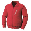 【送料無料】KU90510 空調服 R ポリエステル製遮熱長袖ブルゾン 服のみ レッド 4L