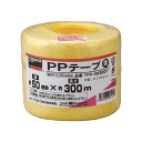 【送料無料】(まとめ) TRUSCO PPテープ 50mm×300m 黄 TPP-50300Y 1巻 【×10セット】