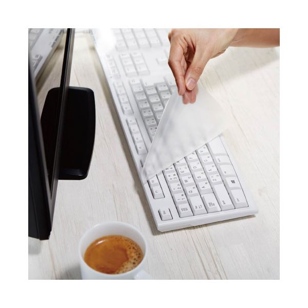 【送料無料】(まとめ) エレコム キーボードカバー 大型ノートPC用 PKU-FREE4 【×3セット】