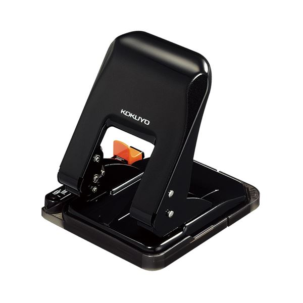 【送料無料】(まとめ) コクヨ 2穴パンチ ラクアケ 37枚穿孔黒 PN-G37D 1個 【×10セット】