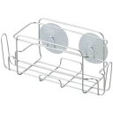 【送料無料】〔40個セット〕 スポンジホルダー スポンジ置き 約幅21.2cm 深型 ステンレス 吸盤式 SUIグート 洗剤 スポンジラック キッチン