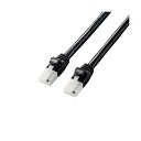 (まとめ) エレコム LANケーブル/CAT6A/爪折れ防止/10m/ブラック LD-GPAT/BK100 【×2セット】