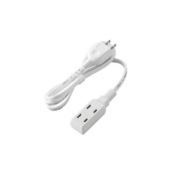 (まとめ)エレコム モバイル電源タップ T-M310WH【×5セット】