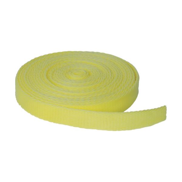 【送料無料】(まとめ) TRUSCO ネット緩衝材 幅約8cm×20M イエロー TNKL-20 Y 1巻 【×3セット】