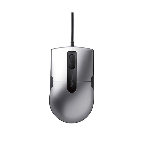 【送料無料】（まとめ）バッファロー 有線BlueLEDマウス静音 3ボタン Sサイズ シルバー BSMBU26SSSV 1個【×3セット】