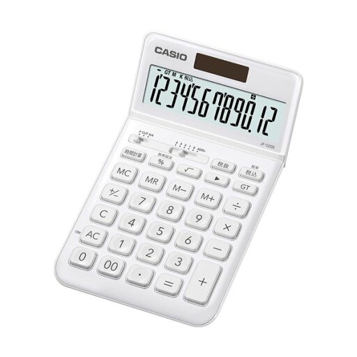 【送料無料】(まとめ)カシオ デザイン電卓 12桁ジャストタイプ ホワイト JF-S200-WE-N 1台【×2セット】 【送料無料】(まとめ)カシオ デザイン電卓 12桁ジャストタイプ ホワイト JF-S200-WE-N 1台【×2セット】