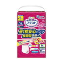 【送料無料】(まとめ) 大王製紙 アテント 昼1枚安心パンツ 長時間快適プラス 女性向け ピンク M 1パック(16枚) 【×5セット】