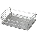 【送料無料】〔10個セット〕 水切りラック 水切りかご 小 約幅33.6cm 折りたたみ式 日本製 ステンレス製 耐久性抜群 スイマイスター キッチン