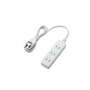 【送料無料】(まとめ)エレコム 電源タップ(雷ガード・ほこりシャッター) T-KST02-22410WH【×3セット】
