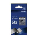 【送料無料】(まとめ) ブラザー ピータッチ TZeテープメタリックテープ 12mm 銀(つや消し)/黒文字 TZE-M931 1個 【×10セット】