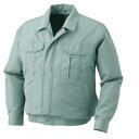 【送料無料】KU90540 空調服 R ポリエステル製長袖ブルゾン 服のみ モスグリーン XL