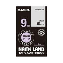 【送料無料】(まとめ)カシオ計算機 ラベルテープXR-9GCSR 黒文字銀テープ9mm【×5セット】