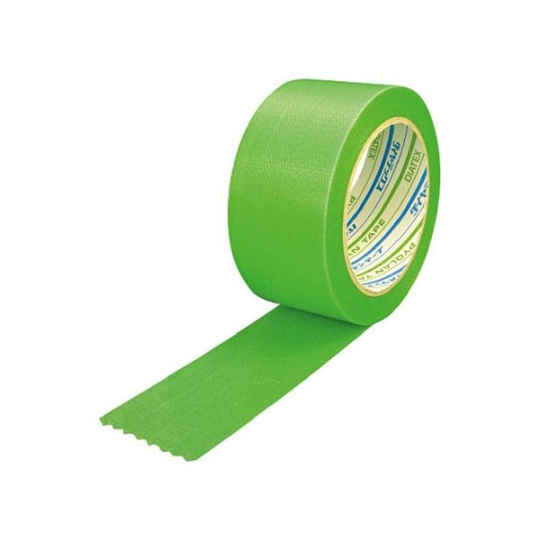 (まとめ) ダイヤテックス パイオラン 塗装養生用テープ 50mm×50m グリーン Y09GR50MM50M 1巻 【×10セッ..