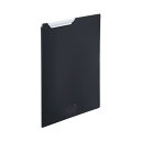 【送料無料】(まとめ)リヒトラブ AQUA DROPsクリップファイル A4 黒(不透明) F-5067-24 1枚 【×10セット】