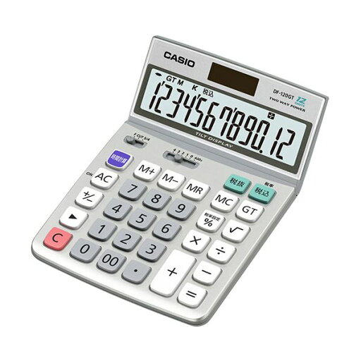 カシオ計算機 CASIO グリーン購入法適合電卓 デスクタイプ10桁 DF-120GT-N カシオ計算機 CASIO グリーン購入法適合電卓 デスクタイプ10桁 DF-120GT-N