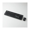 【送料無料】エレコム 無線キーボード&マウス/メンブレン式/フルサイズ/ブラック TK-FDM106MBK