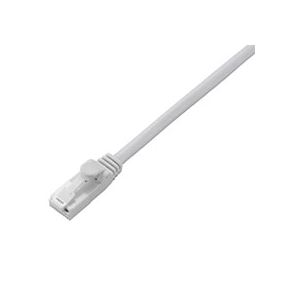 （まとめ）エレコム EU RoHS指令準拠爪折れ防止プロテクト付 カテゴリー6対応 LANケーブル 簡易包装 ホ..