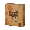 【送料無料】(まとめ)クラフトマン レジ袋 乳白 箱入 8号 400枚 CF-B08【×30セット】
