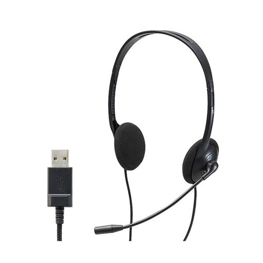 エレコム ヘッドセット 子供専用 小学生 回転式マイクアーム USB 両耳 安全音量低減 サイズ調整機能付き ブラック HS-KD03UBK エレコム ヘッドセット 子供専用 小学生 回転式マイクアーム USB 両耳 安全音量低減 サイズ調整機能付き ブラック HS-KD03UBK