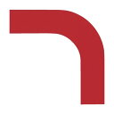 【送料無料】(まとめ) 日本緑十字社 コーナー用ガードテープ(25mm幅用) 赤 屋内用 150014 1パック(10枚) 【×3セット】