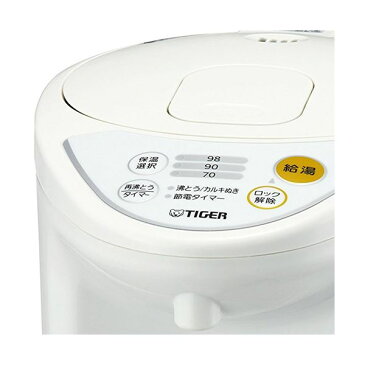 10000円以上送料無料 タイガー魔法瓶 マイコン電動ポット 3Lホワイト PDR-G301W 1台 家電 キッチン家電 ポット・電気ケトル レビュー投稿で次回使える2000円クーポン全員にプレゼント
