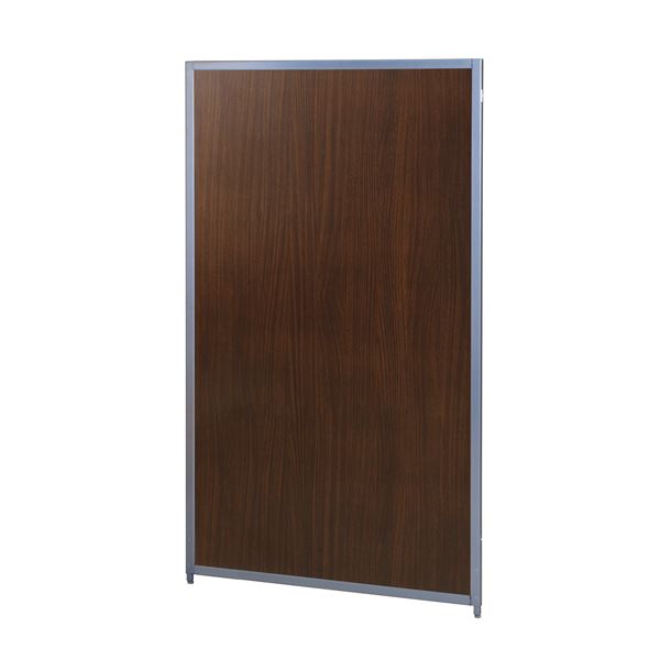 【送料無料】マグネットパーテーション/衝立 【ウォールナット】 幅900×奥行20×高さ1525mm スチール製 ..