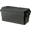 【送料無料】収納ボックス 収納ケース 幅78cm 70L ブラック S蓋 車用 ルーフキャリー対応 日本製 トランクカーゴ アウトドア キャンプ
